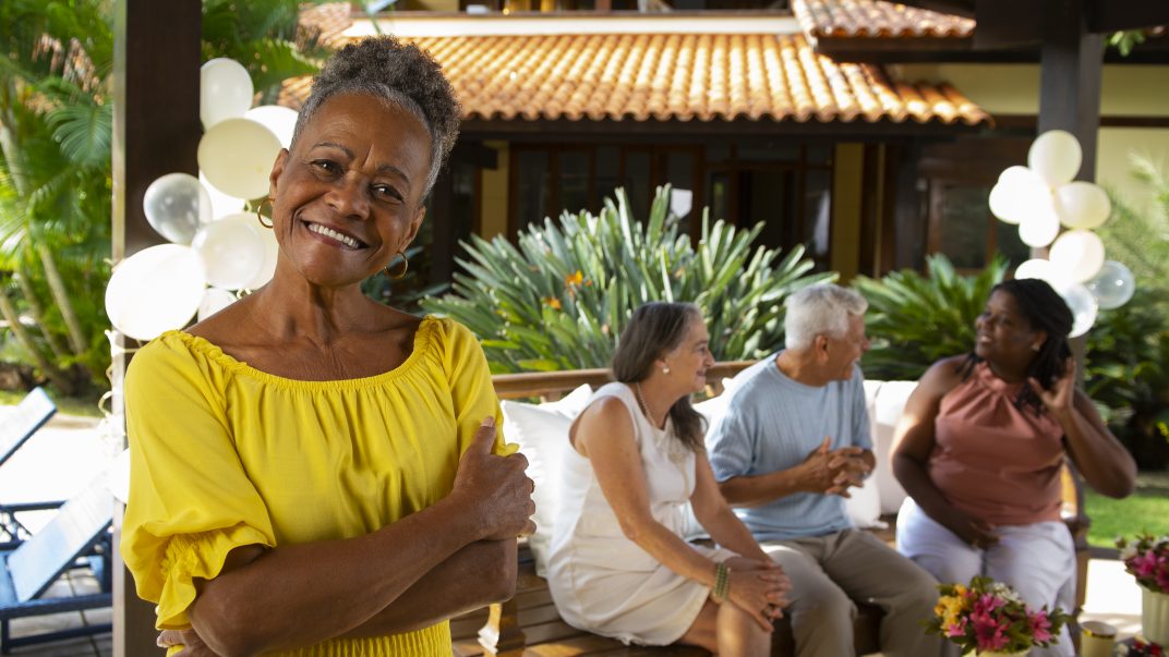 Seniors enjoying together