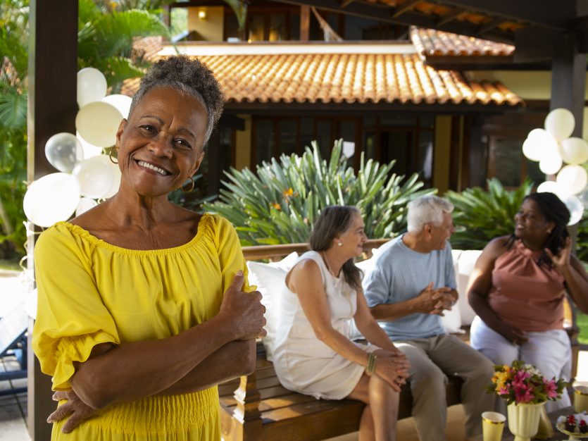 Seniors enjoying together