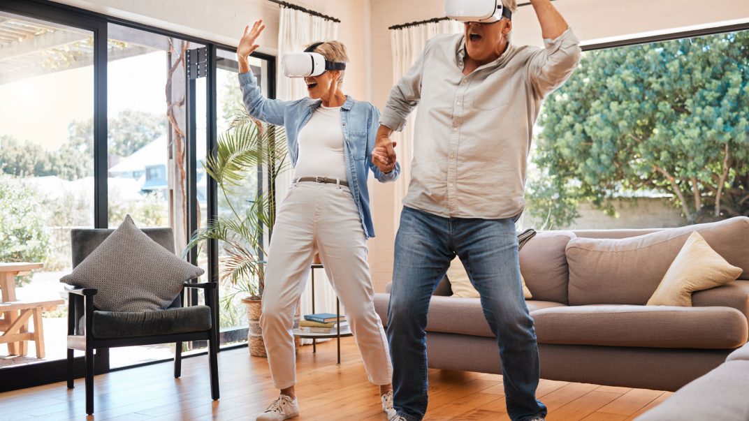 Getting active with dance-based video games 1 vr seniors